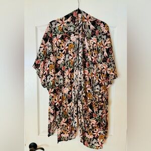 Body Glove Tropical/Floral Print Kimono or Cover-up